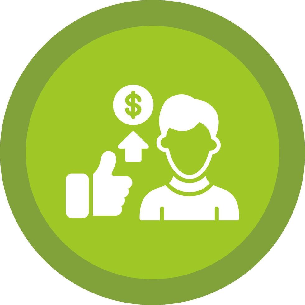 Brainstorming Glyph Due Circle Icon Design vector