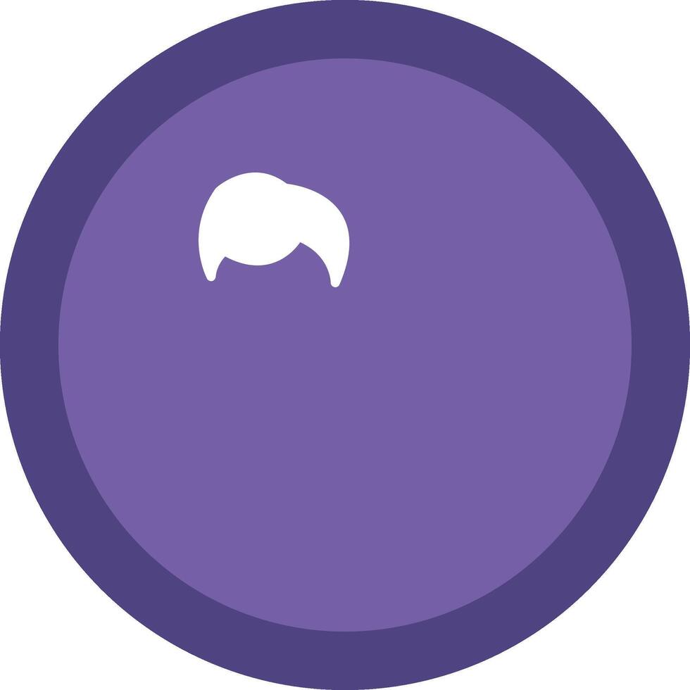 Trowel Glyph Due Circle Icon Design vector