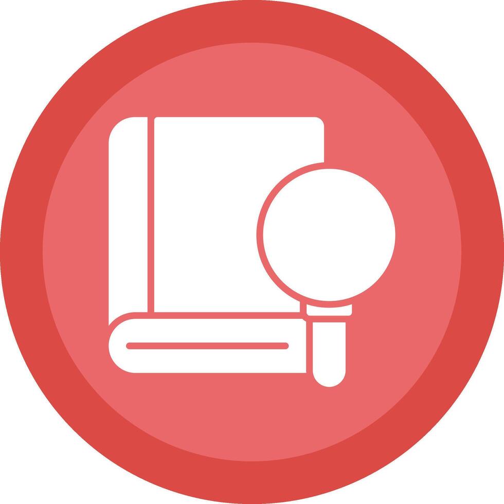 Know How Glyph Due Circle Icon Design vector