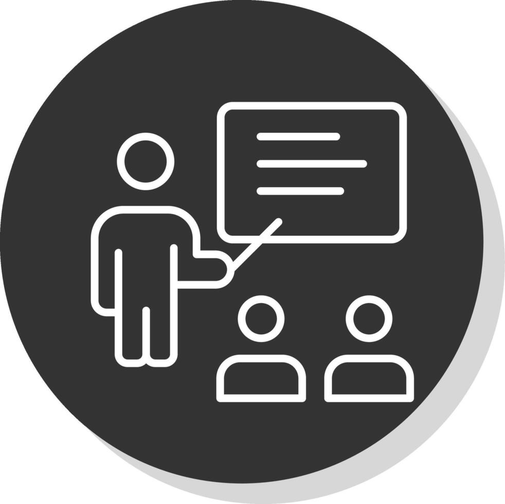 Training Courses Glyph Due Circle Icon Design vector