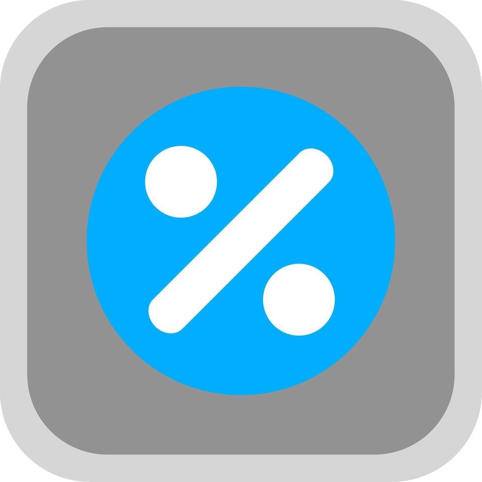 Divide Flat round corner Icon Design vector