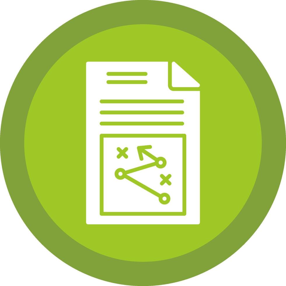 Business Strategy Glyph Due Circle Icon Design vector