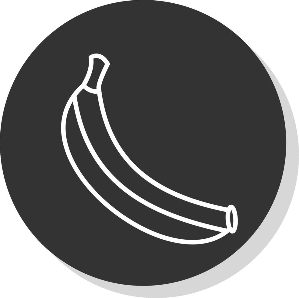 Banana Glyph Due Circle Icon Design vector