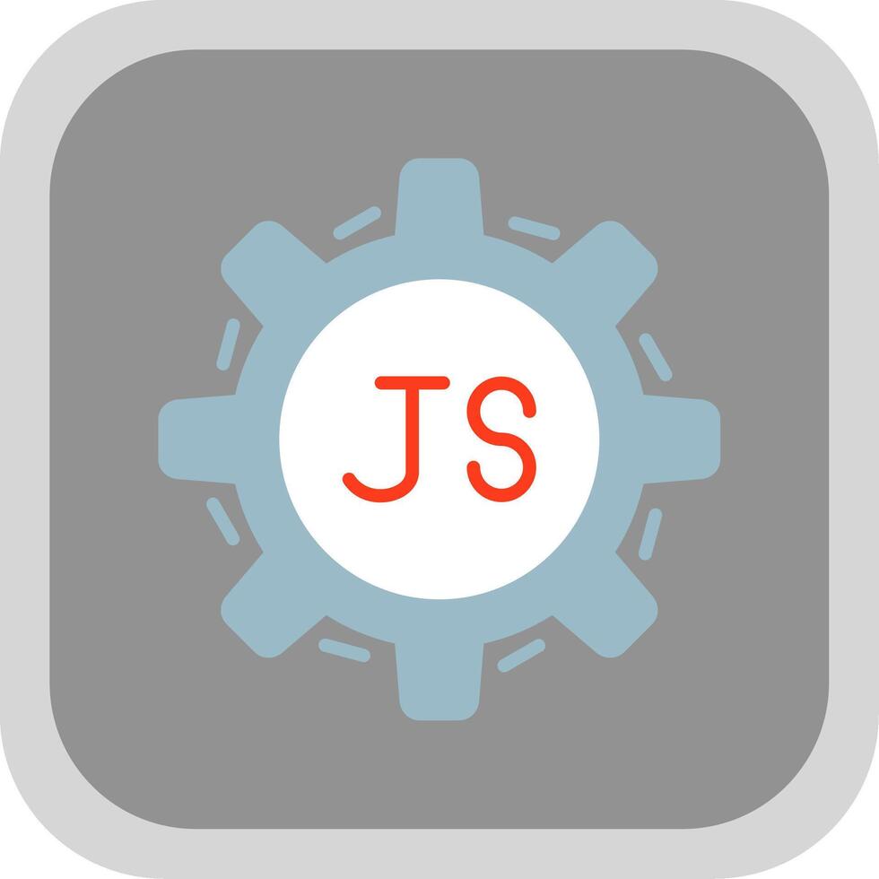 Javascript Flat round corner Icon Design 43883289 Vector Art at Vecteezy