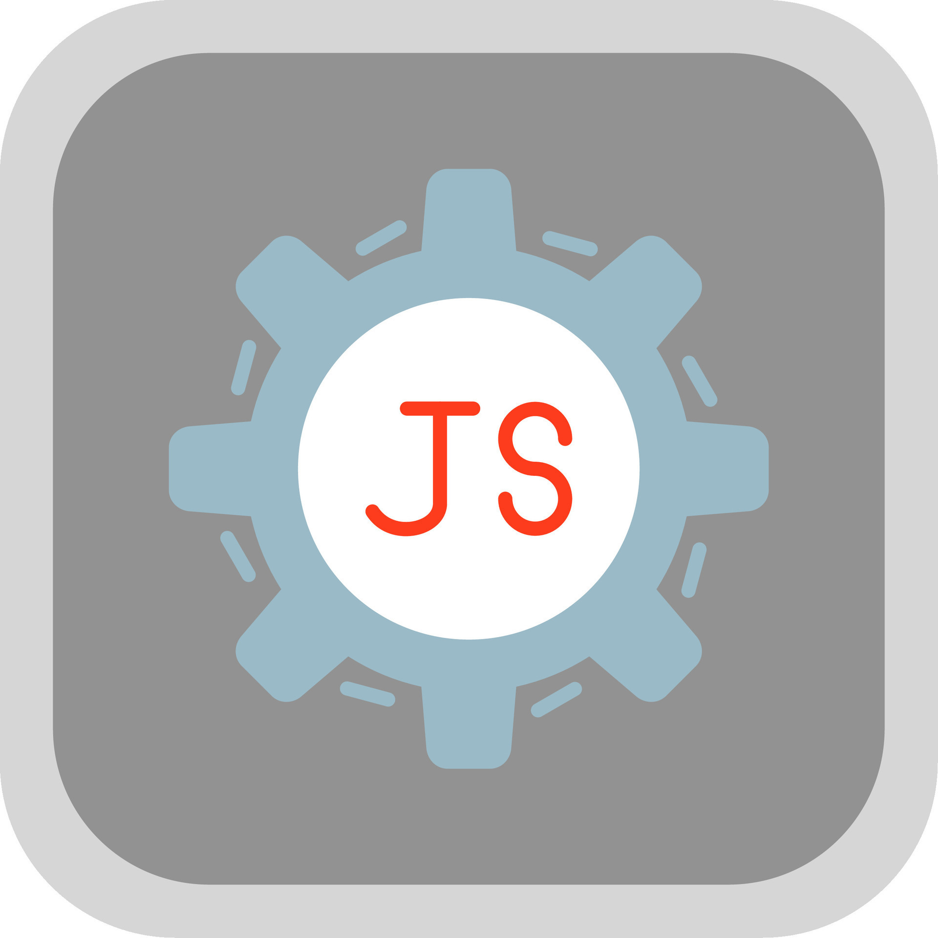 javascript plano redondo esquina icono diseño 43883289 Vector en Vecteezy