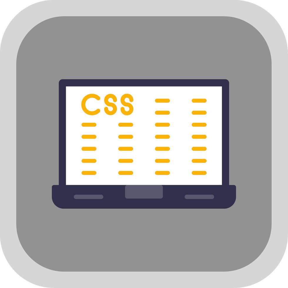 Data Encryption Flat round corner Icon Design vector