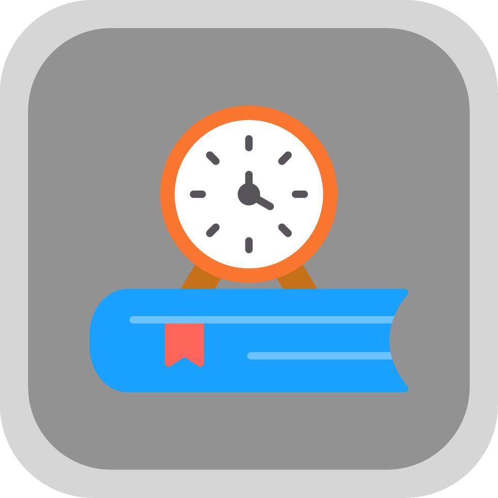Punctuation Flat round corner Icon Design vector