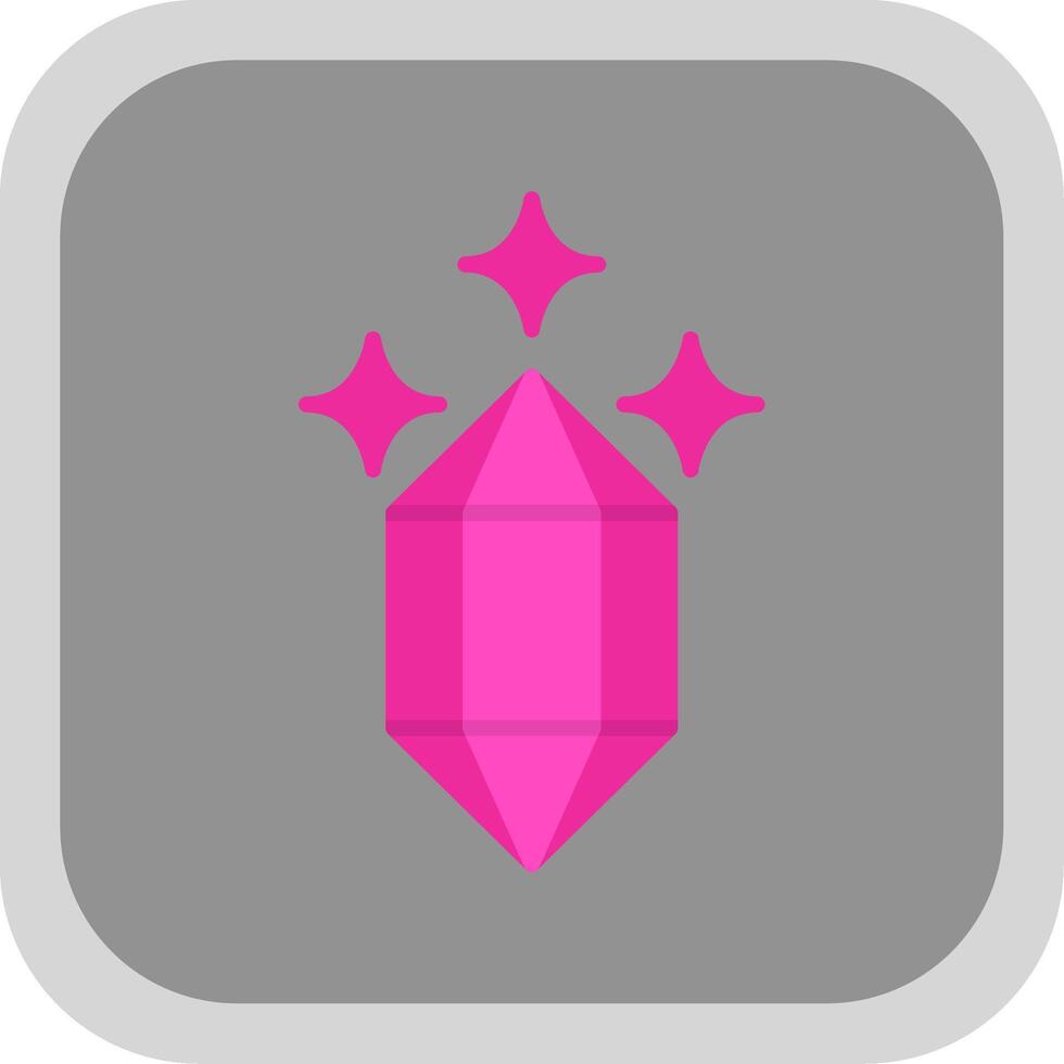 Quartz Flat round corner Icon Design vector