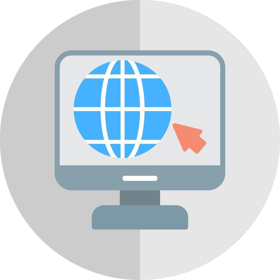 Website Flat Scale Icon Design vector