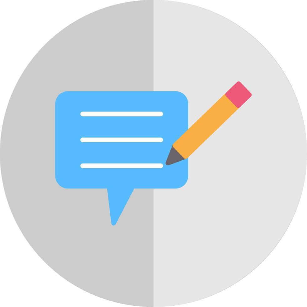 Blog Flat Scale Icon Design vector