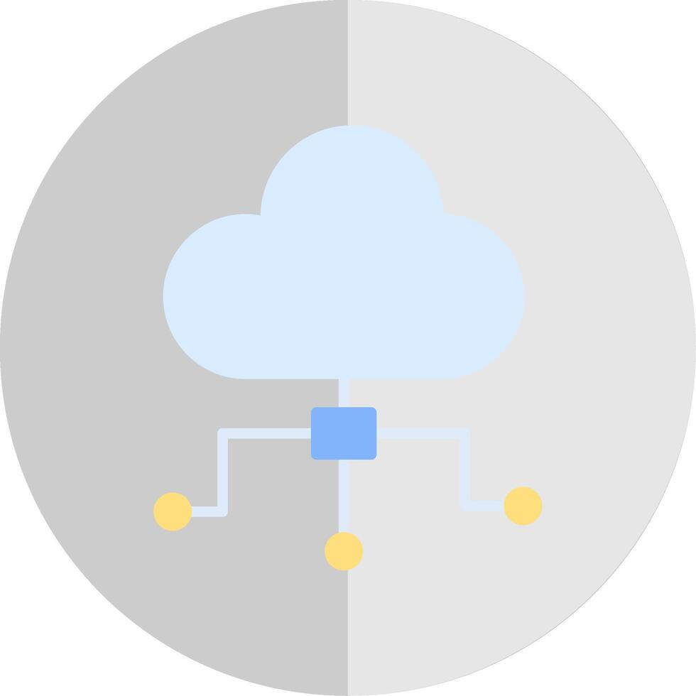 Cloud Computing Flat Scale Icon Design 43886390 Vector Art at Vecteezy