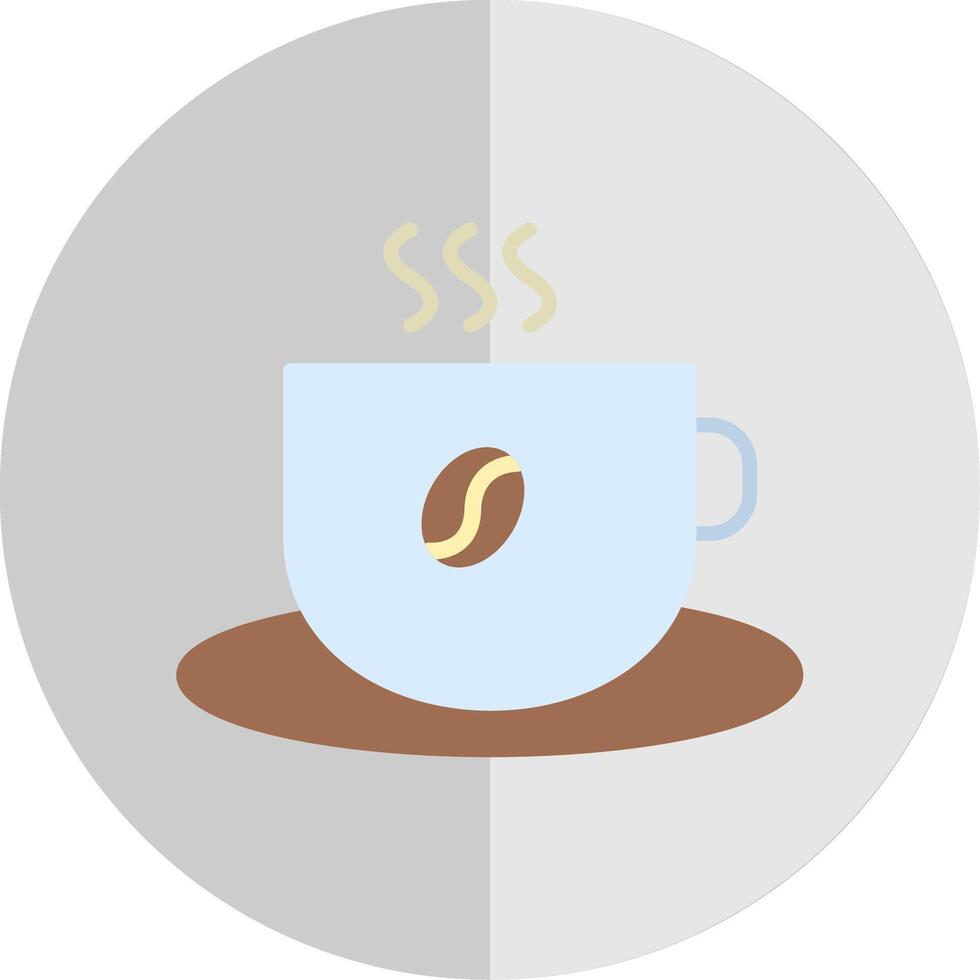 Coffee Cup Flat Scale Icon Design vector