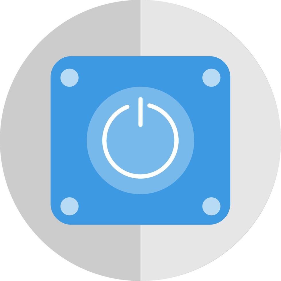 Power Flat Scale Icon Design vector