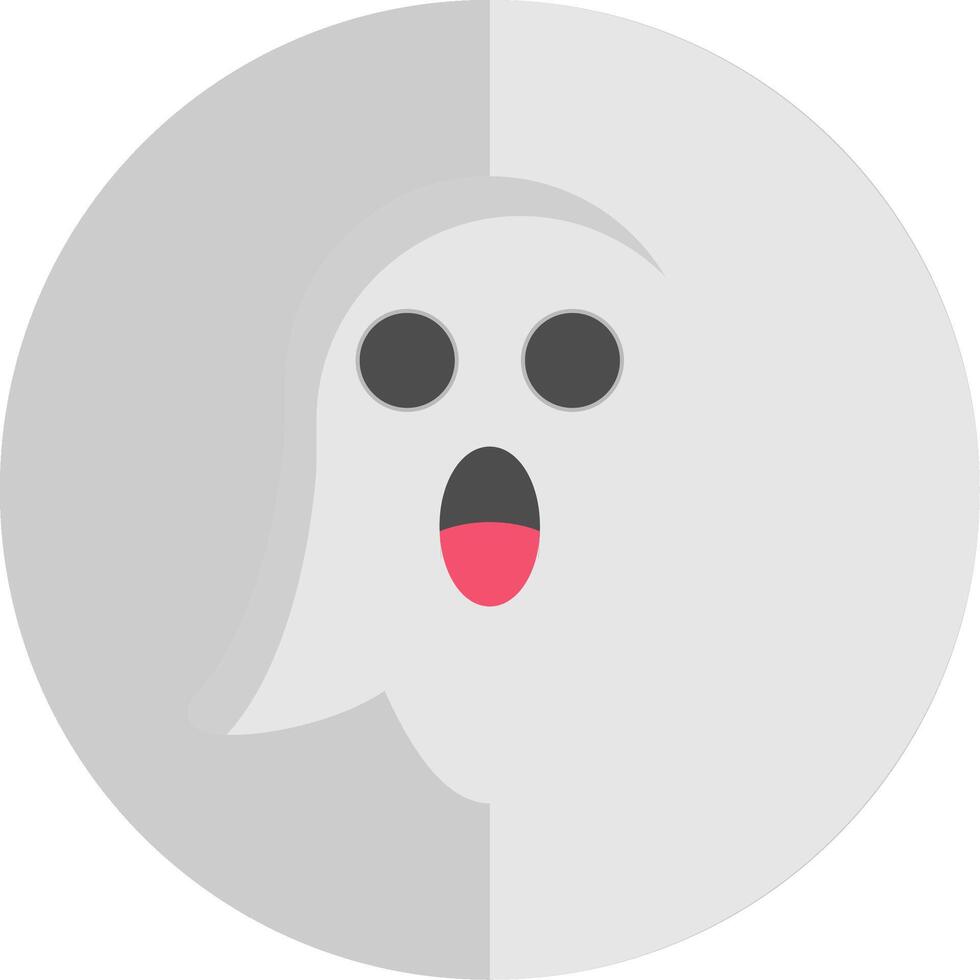 Ghost Flat Scale Icon Design vector