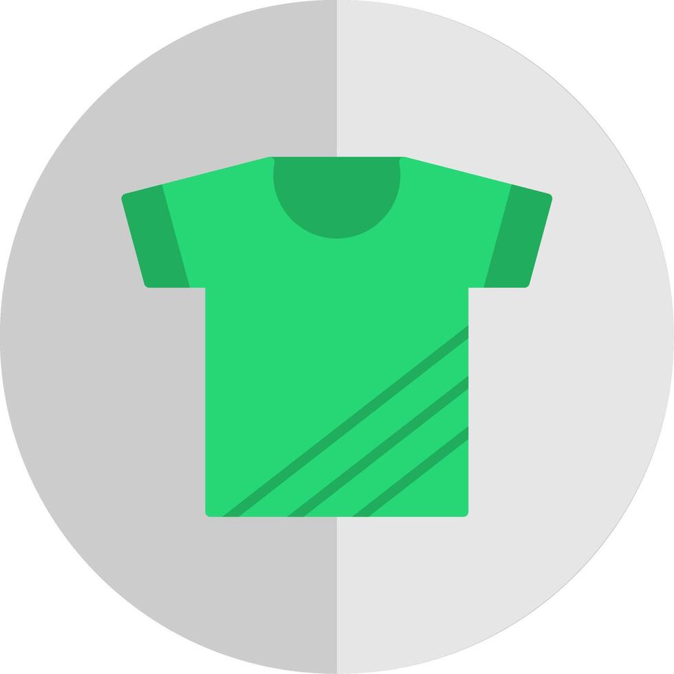 Tshirt Flat Scale Icon Design vector