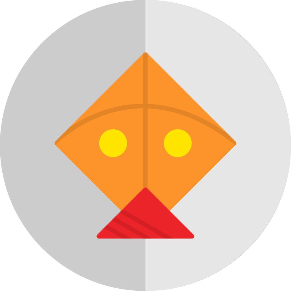 Kite Flat Scale Icon Design vector