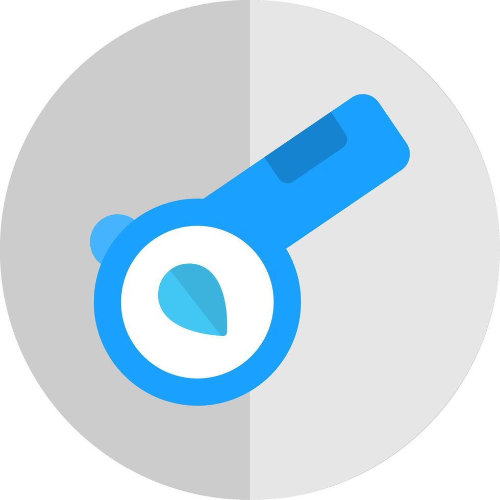 Whistle Flat Scale Icon Design vector