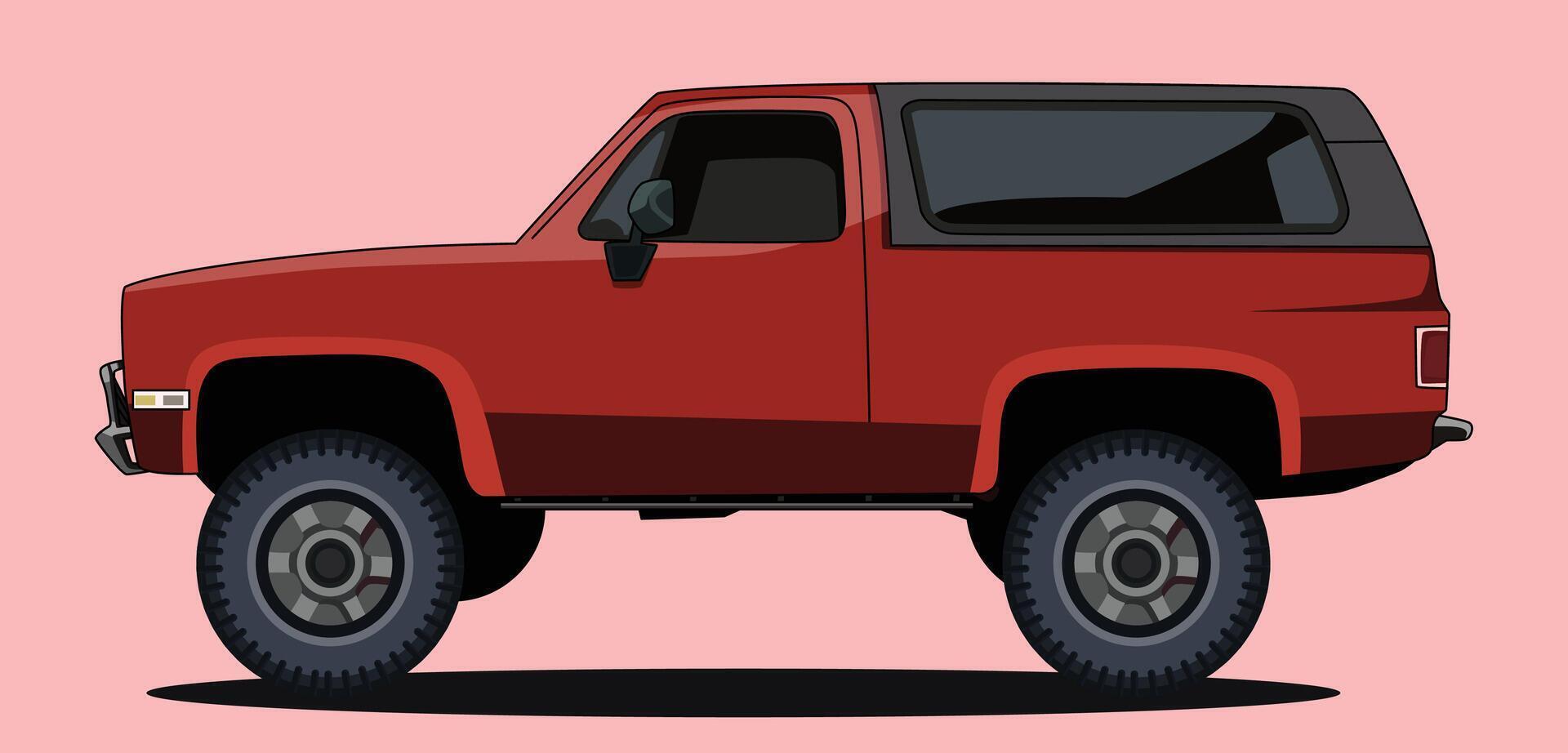 sedan car art , Side View template vector