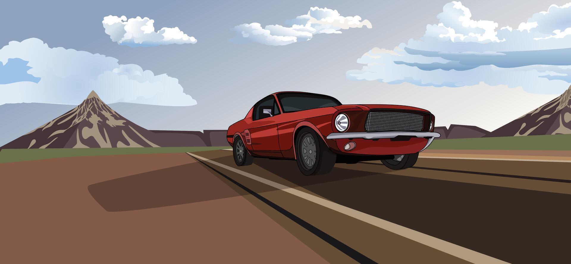 sedan car art , Side View template vector