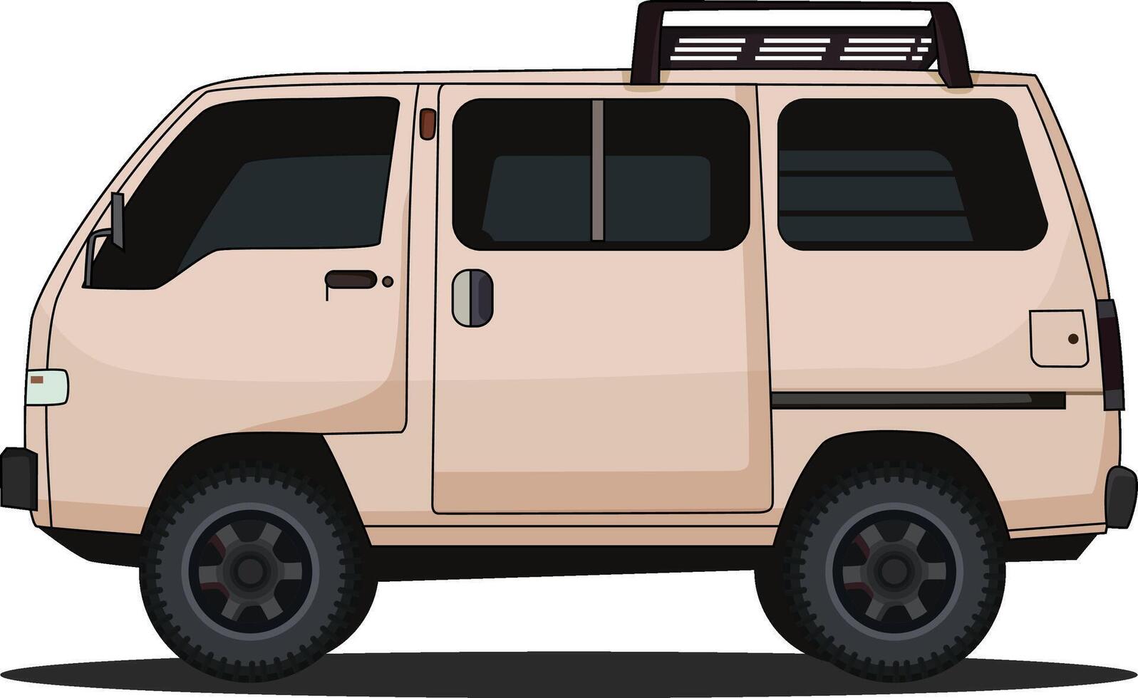 sedan car art , Side View template vector