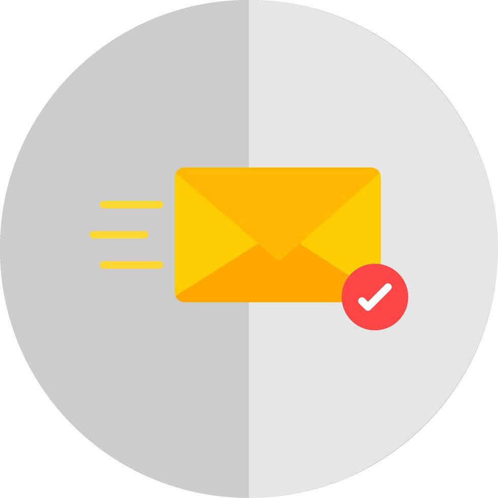 Email Flat Scale Icon Design vector