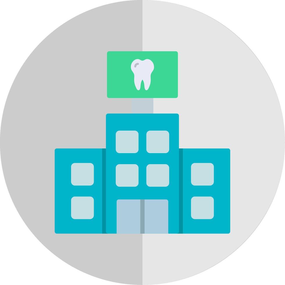 dental cuidado plano escala icono diseño vector