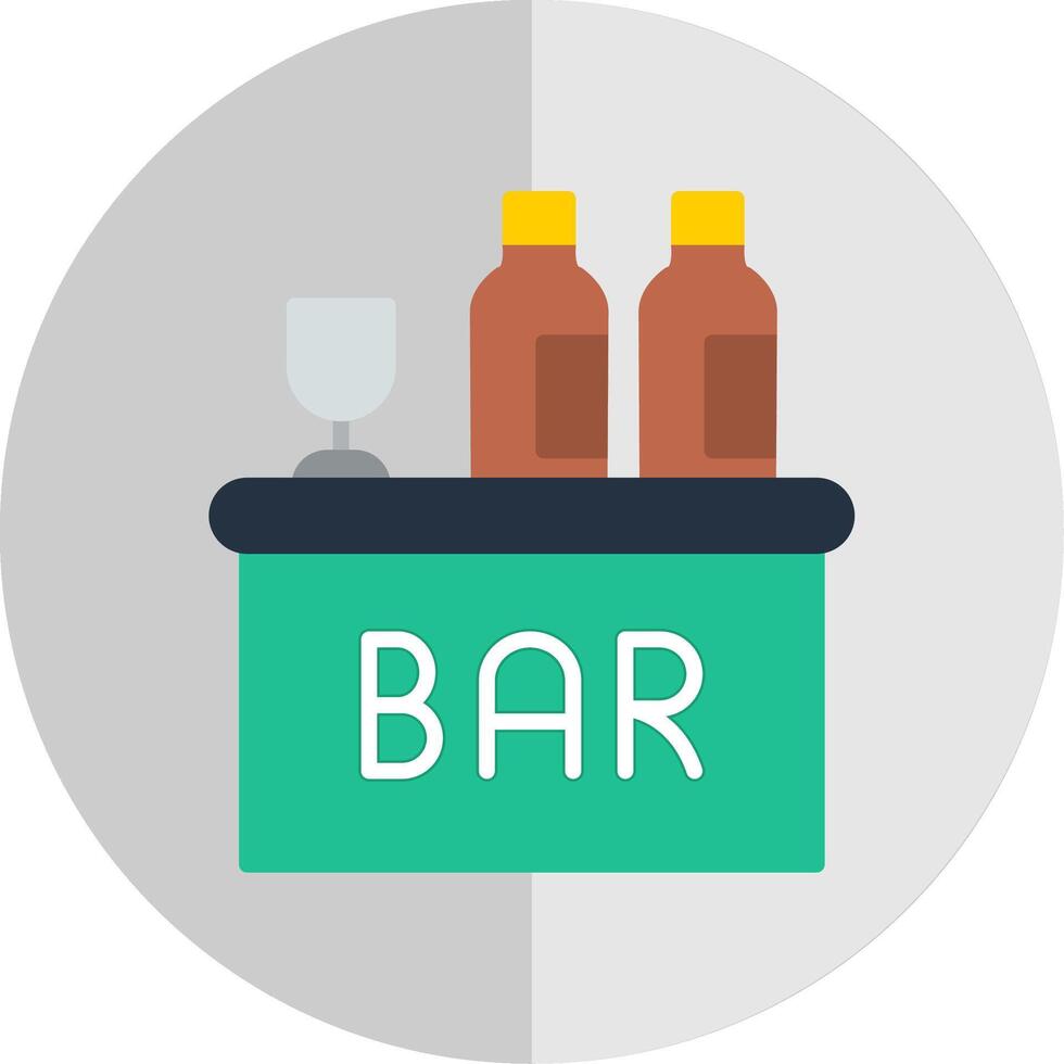 Bar Flat Scale Icon Design vector