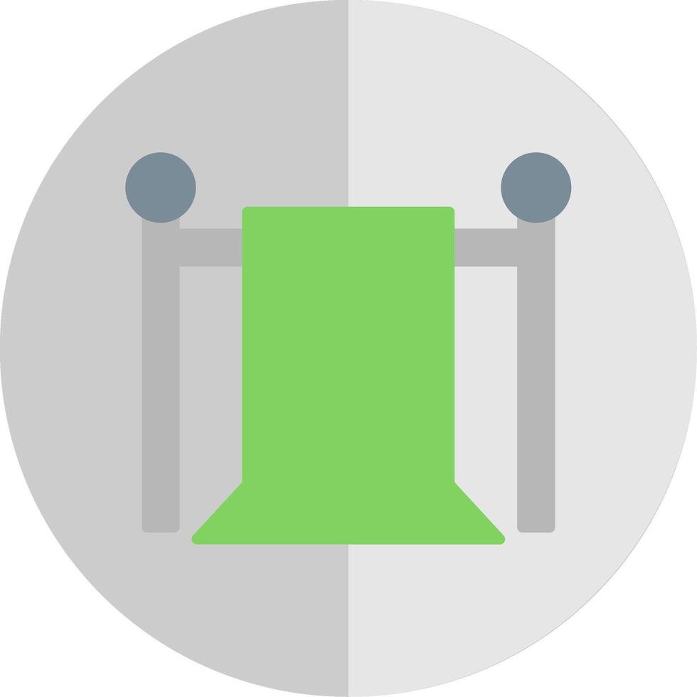 Green Screen Flat Scale Icon Design vector