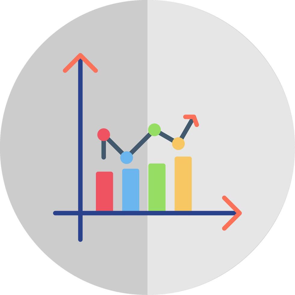 Performnce Flat Scale Icon Design vector