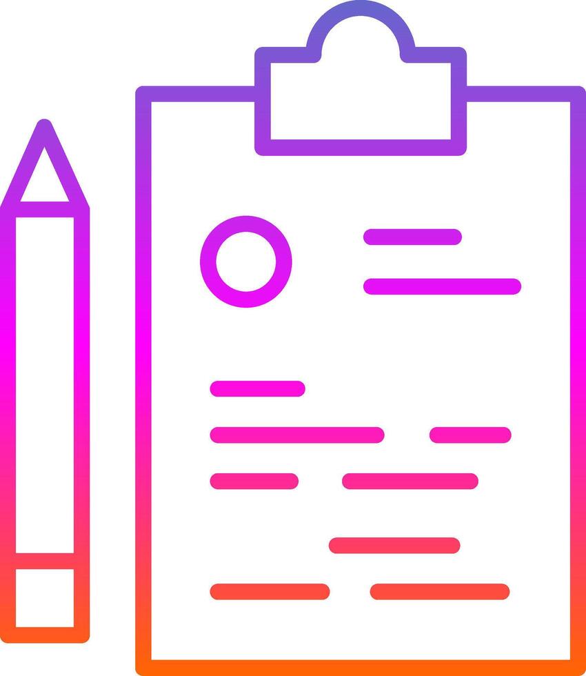 Brand Design Line Gradient Icon Design vector