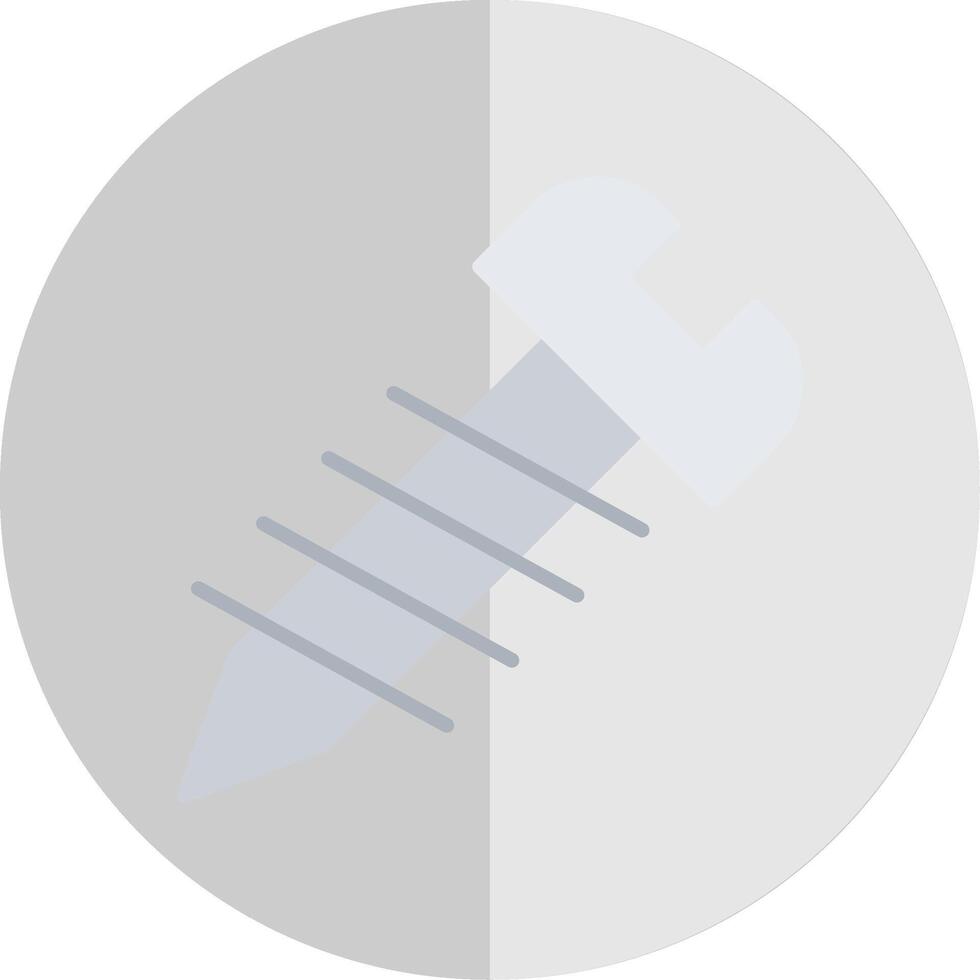 Screw Flat Scale Icon Design vector