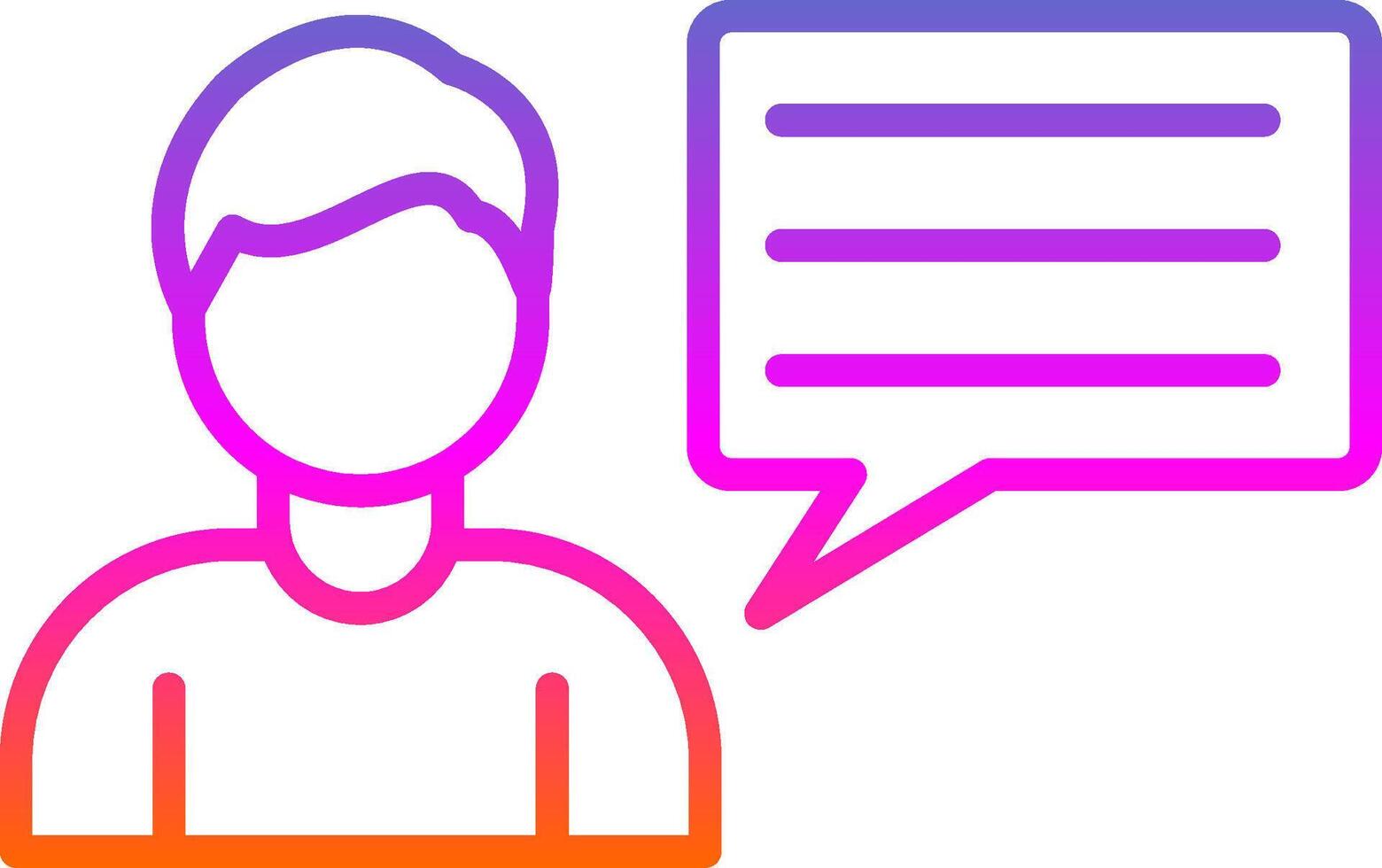 Business Consulting Line Gradient Icon Design vector