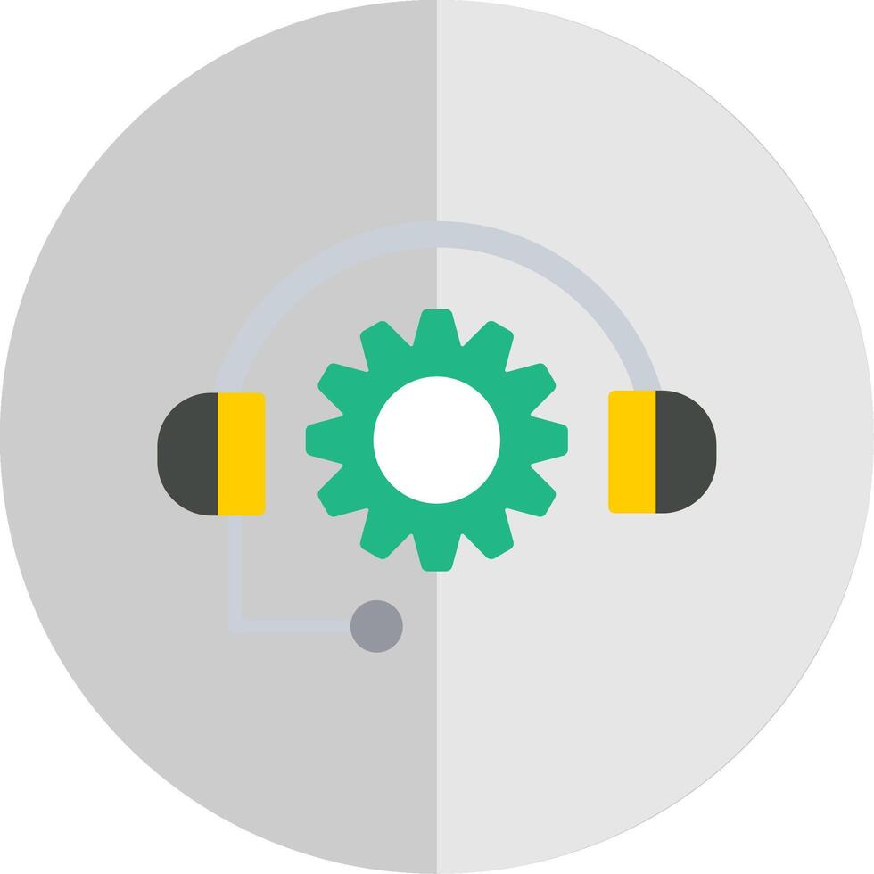 Support Flat Scale Icon Design vector
