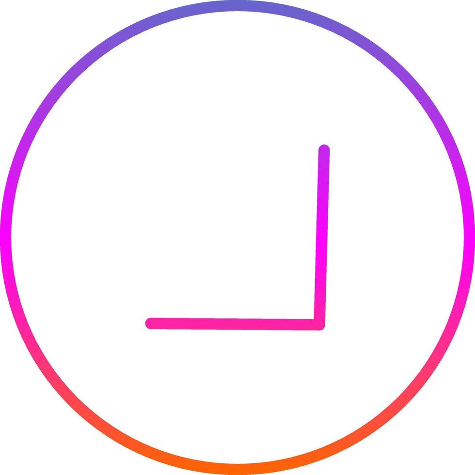 Chevron Line Gradient Icon Design vector