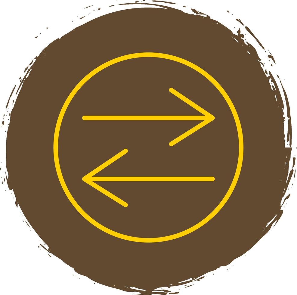 Swap Line Gradient Icon Design vector