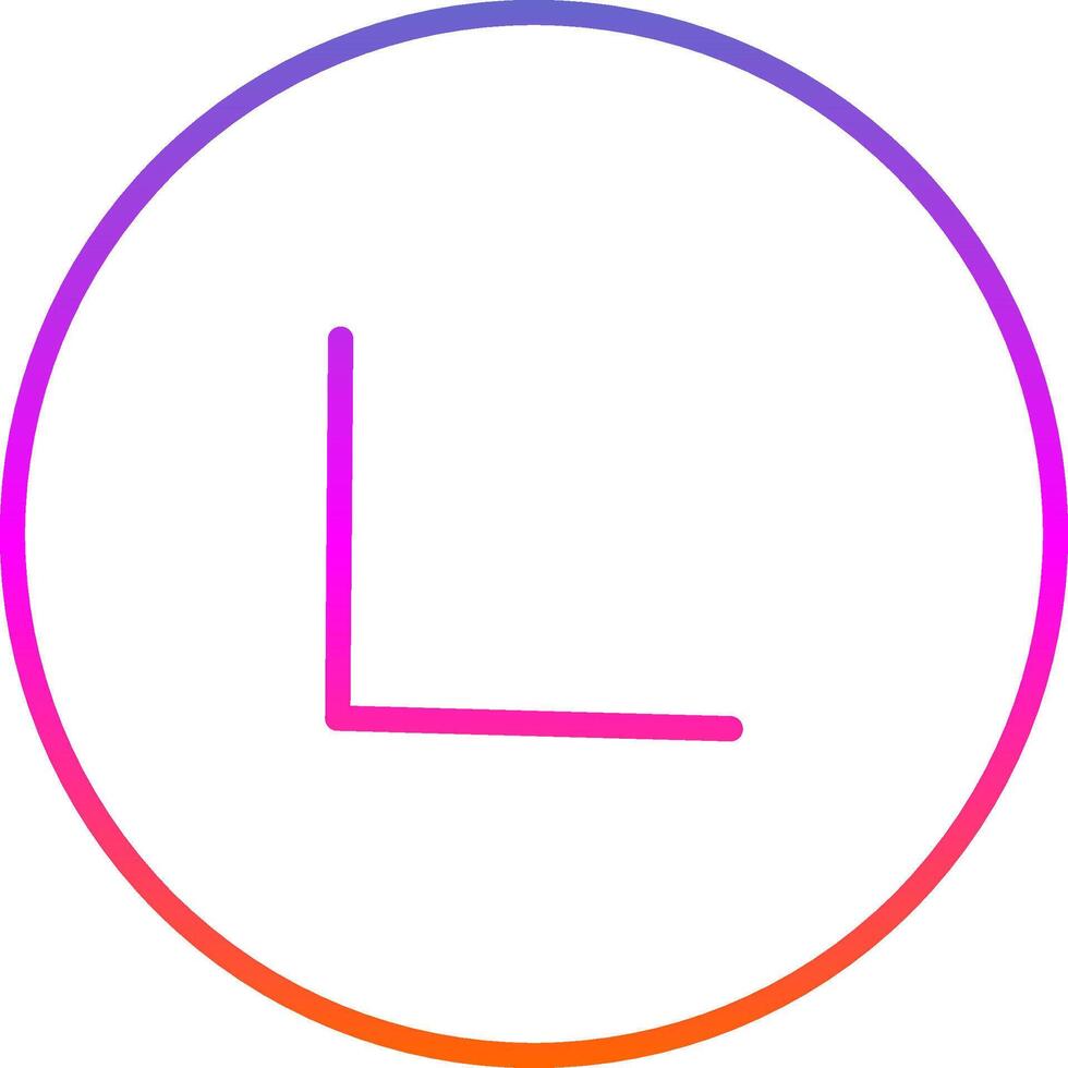 Chevron Line Gradient Icon Design vector