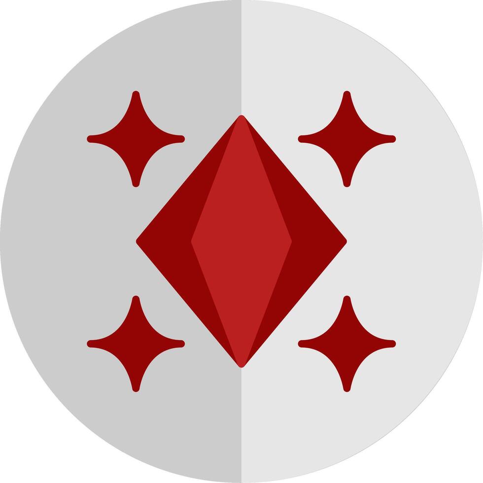 Crystal Flat Scale Icon Design vector