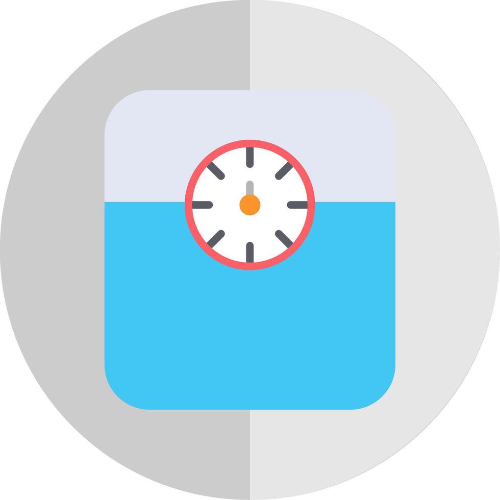 Weight Scale Flat Scale Icon Design vector