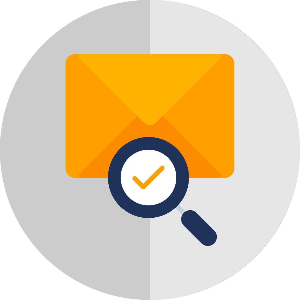 Mail Flat Scale Icon Design vector