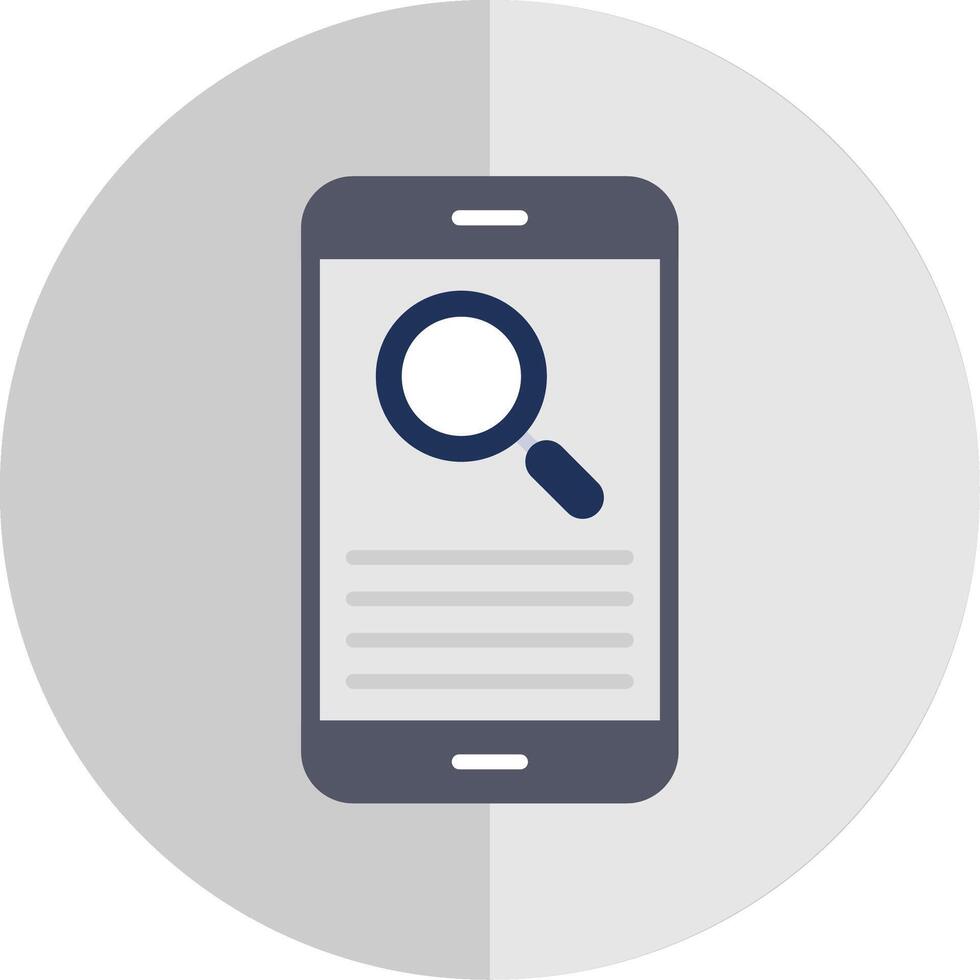 Smartphone Flat Scale Icon Design vector