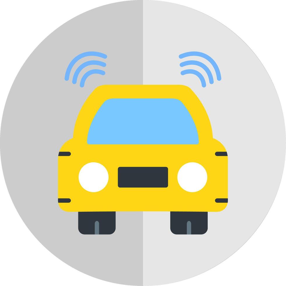 Car Flat Scale Icon Design vector