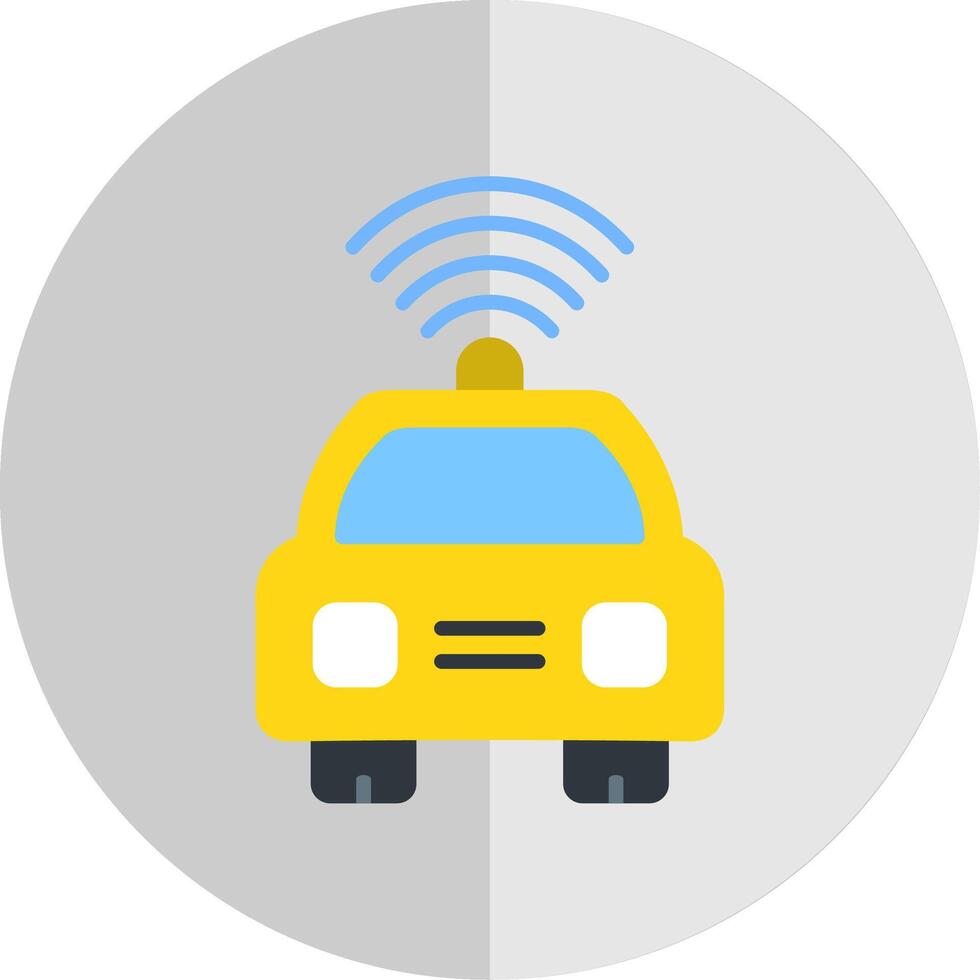 Car Flat Scale Icon Design vector