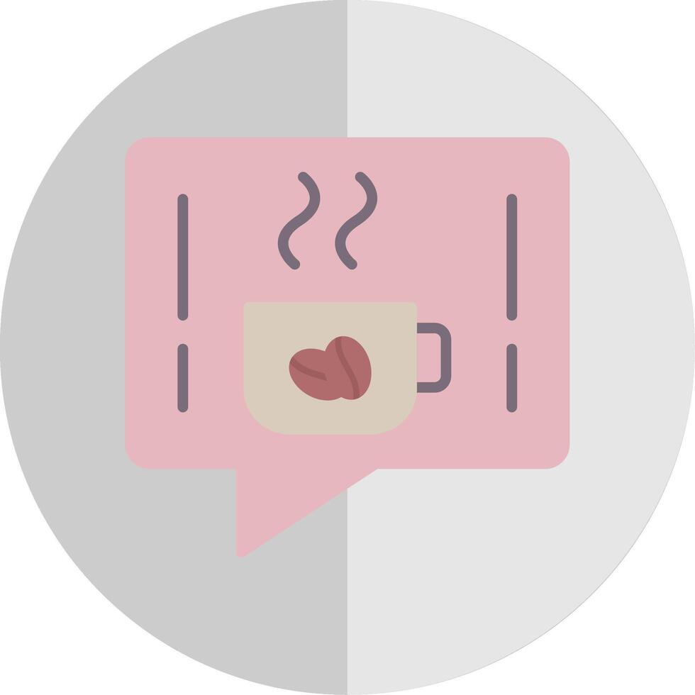 Chat Flat Scale Icon Design vector