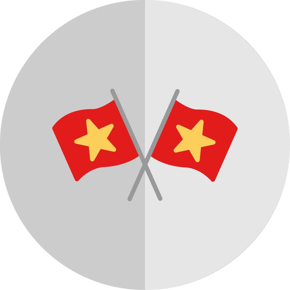 Flags Flat Scale Icon Design vector