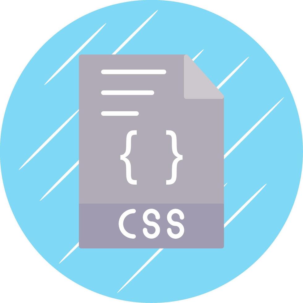 css plano circulo icono diseño vector