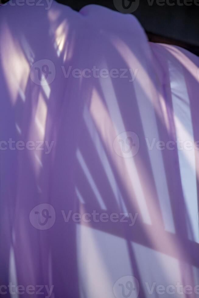 Lavender drapes in a breeze photo