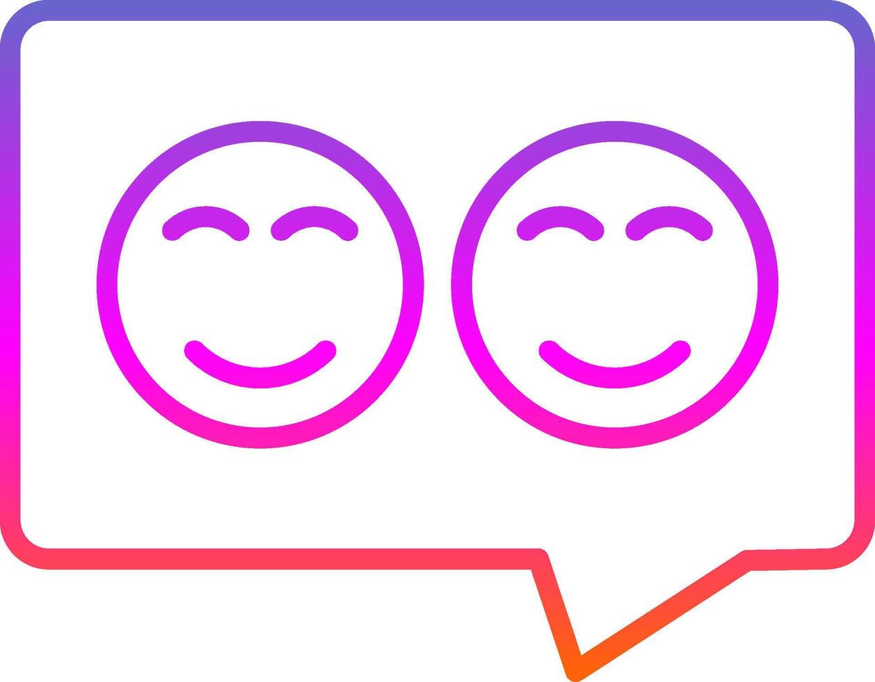 Good Review Line Gradient Icon Design vector