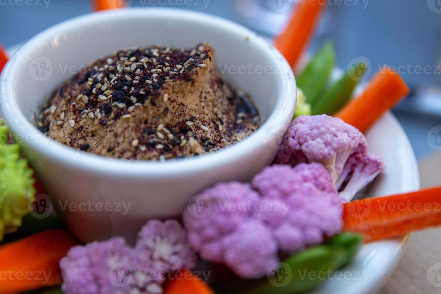 Hummus with Vegetables photo