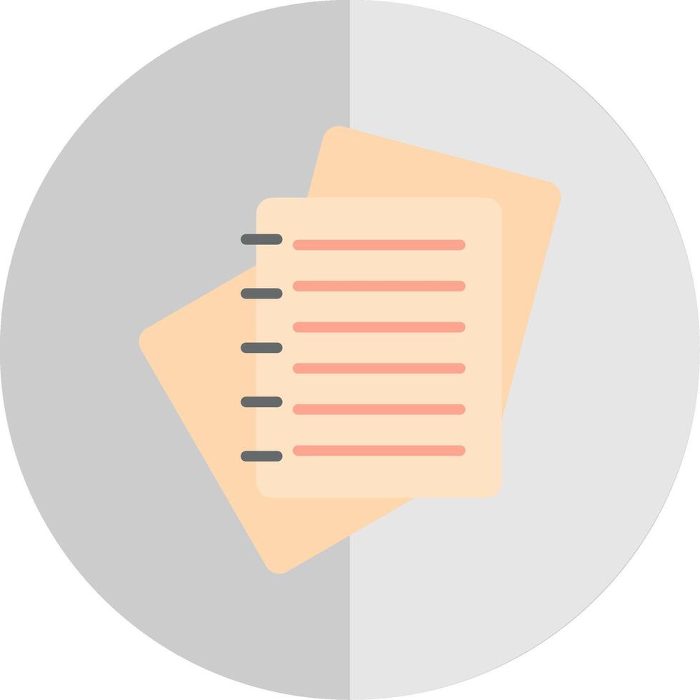 Notes Flat Scale Icon Design 43892621 Vector Art at Vecteezy