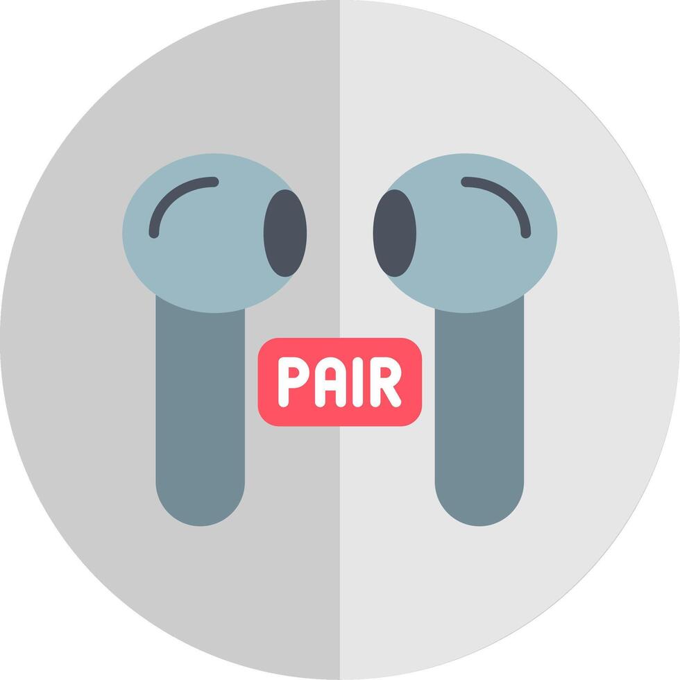 Pairing Flat Scale Icon Design vector